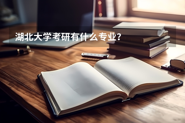 湖北大学考研有什么专业？