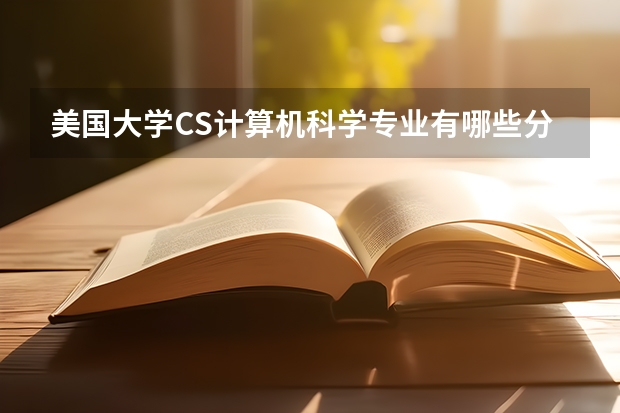 美国大学CS计算机科学专业有哪些分支